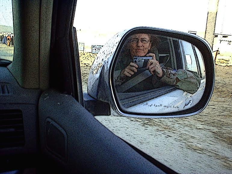dawn lake selfie